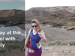 Un día no hotel con un verdadeiro afeccionado ama de casa e milf